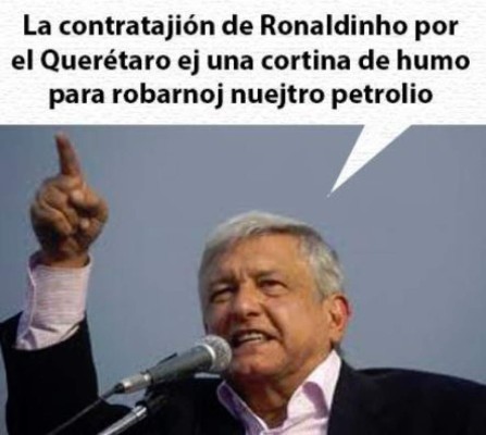 Los memes de Ronaldinho al Querétaro