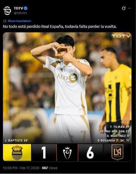 Mr Chip y famoso hondureño explotan: La reacción de la prensa tras goleada de LAFC a Real España