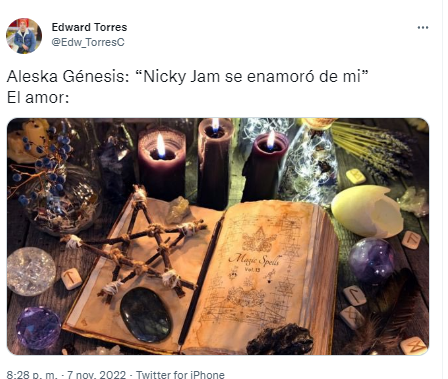 Los divertidos memes que dejó la brujería de Génesis Aleska a Nicky Jam