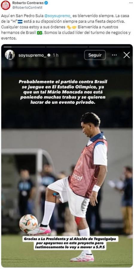 Partido de tiktokers de Honduras ante Brasil cambia de sede ¡ya no será en Tegucigalpa!