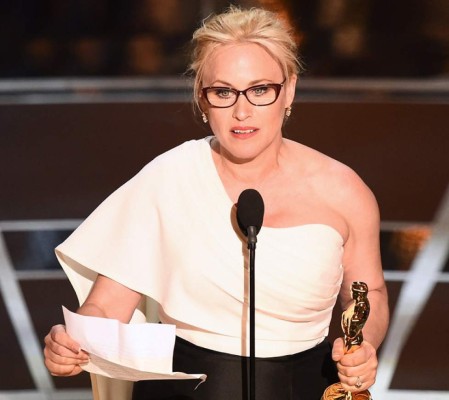 Patricia Arquette, la ganadora del Oscar, de cumpleaños