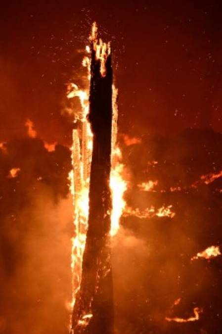 Impactantes imágenes del incendio forestal que arrasó varias hectáreas en El Hatillo