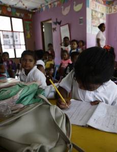 La Unidad Investigativa de EL HERALDO Plus llegó hasta el centro educativo San Andrés de Wiwilí de Jinotega en Nicaragua para ver cómo educan a los niños hondureños. Foto: Emilio Flores