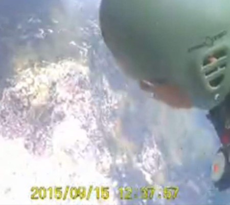 Paracaidista grabó su salto hacia el Estadio Nacional