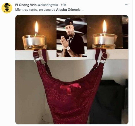 Los divertidos memes que dejó la brujería de Génesis Aleska a Nicky Jam