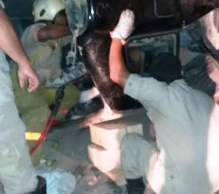 Cuatro miembros de una familia mueren en fatal accidente al oriente de Honduras