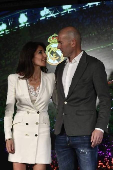 Zidane y sus mejores fotos en la presentación como técnico del Real Madrid