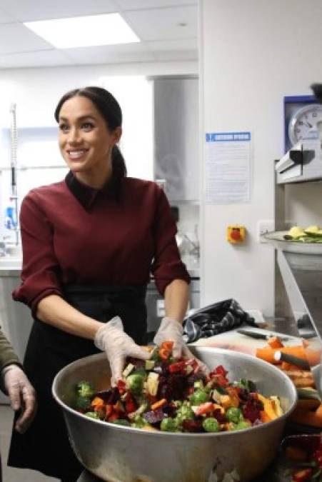 La Duquesa de Susex, Meghan Markle muestra sus dotes en la cocina