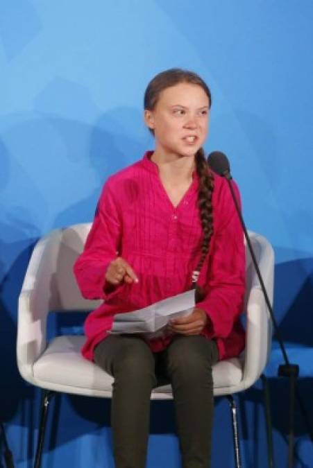 FOTOS: Las frases más destacadas de Greta Thunberg en la ONU.