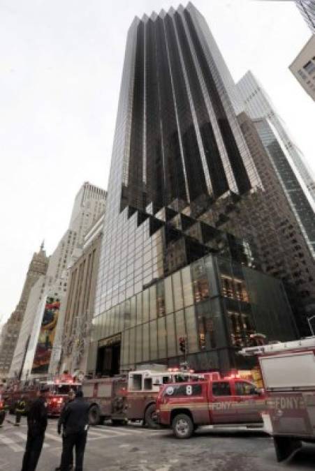 Las imágenes que no vio del incendio que se desató en la Torre Trump