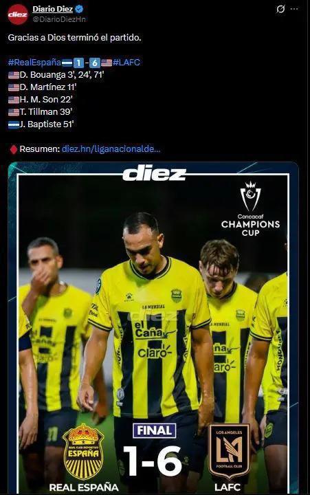 Mr Chip y famoso hondureño explotan: La reacción de la prensa tras goleada de LAFC a Real España