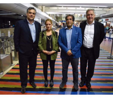 Lilian Tintori, esposa de Leopoldo López, denuncia que gobierno le prohibió salir de Venezuela