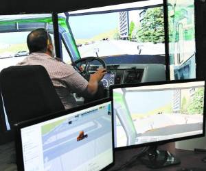 El simulador virtual pondrá a prueba las habilidades de los conductores.
