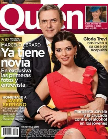 La pareja incluso posó para la revista Quién previo a su enlace matrimonial.
