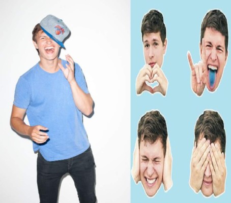 Emoticones inspirados en las celebridades del espectáculo