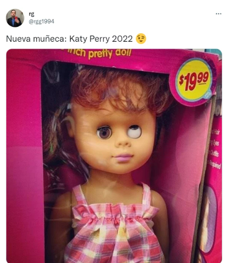 Los memes que dejó el extraño movimiento de ojo de Katy Perry