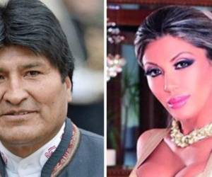 Gabriela Zapata fue pareja de Evo Morales.