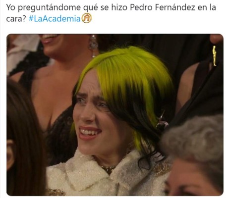Pedro Fernández blanco de memes por su rostro y voz en La Academia