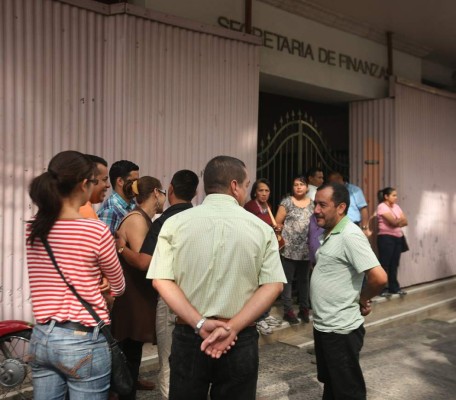 Maestros protestan en la capital de Honduras