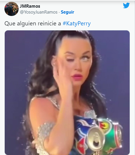 Los memes que dejó el extraño movimiento de ojo de Katy Perry