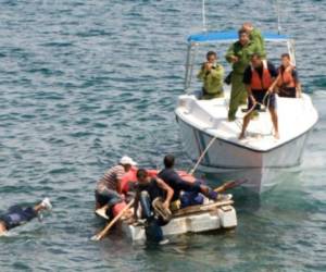 Los balseros fueron devueltos este jueves a Bahía de Cabañas, Cuba.