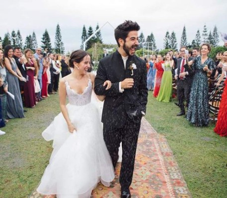 FOTOS: Radiantes y felices lucieron Evaluna y Camilo en su boda