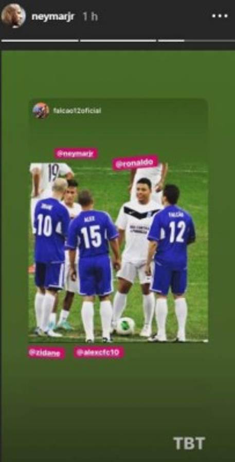 Neymar coquetea con el Real Madrid y causa furor al publicar foto con Zidane