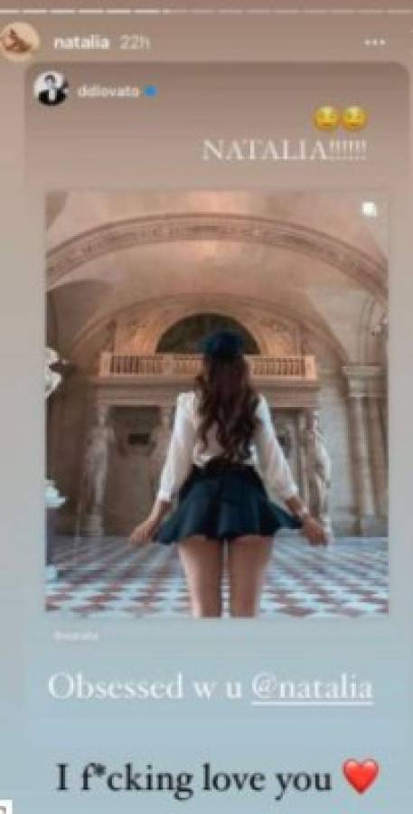 Demi Lovato está 'obsesionada' con la exnovia de Maluma, Natalia Barulich