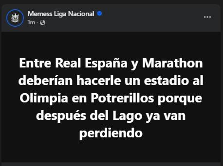 Para reír: Los memes destrozan al Marathón tras perder la final de Liga Nacional ante Olimpia