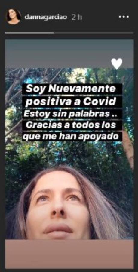 El mensaje de Danna García al resultar positiva de Covid-19 por tercera vez