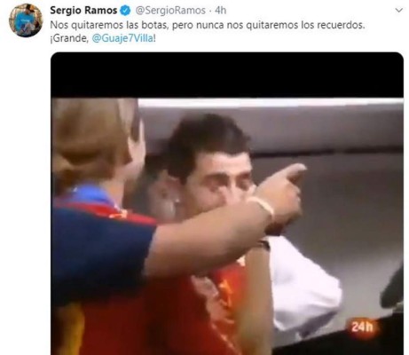 FOTOS: 'Gracias' David Villa, así despide el mundo al máximo goleador de la Roja