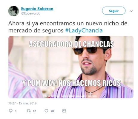 Con memes se burlan de 'lady chanclas' por pedir que le paguen sus sandalias tras ser pisoteada