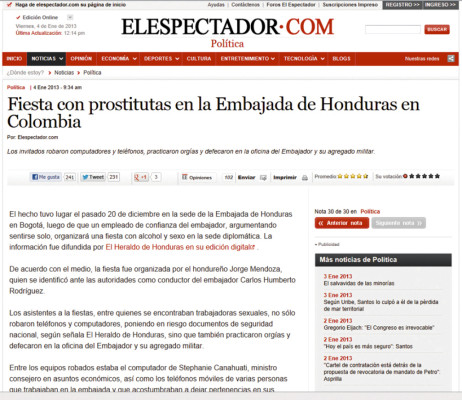 Revuelo mundial provoca exclusiva de EL HERALDO