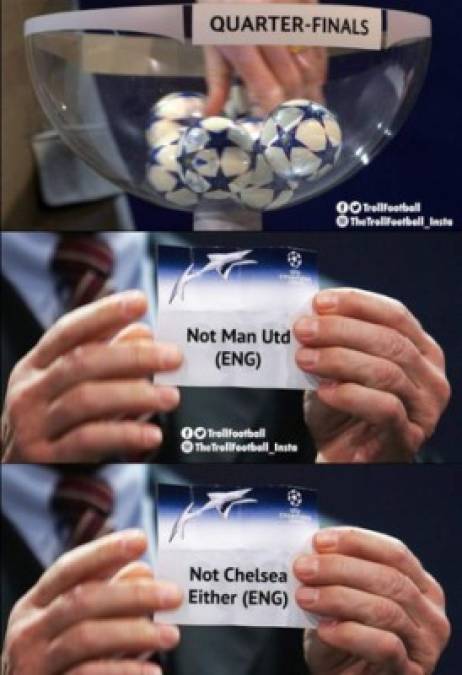 Los memes más divertidos del sorteo de los cuartos de la Champions League