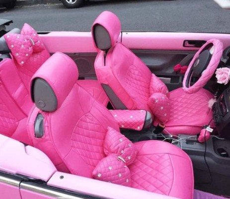 Kitten Kay Sera, la mujer que se casó con el color rosa tras 37 años de relación