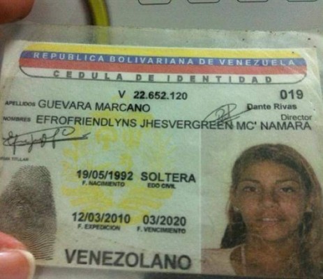 Los nombres más raros que se le puedan poner a una persona