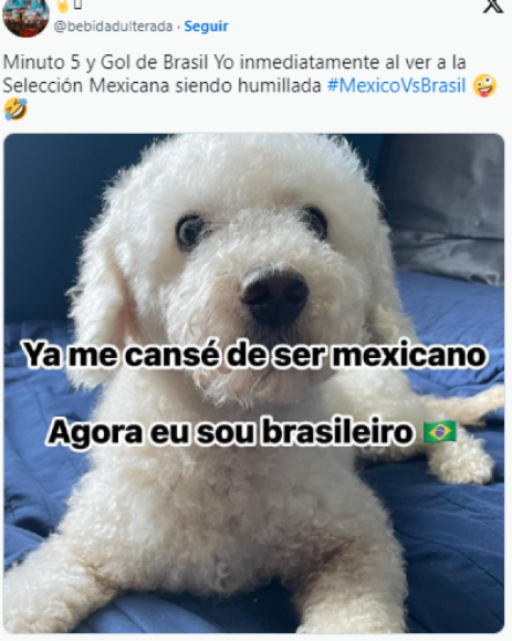 Memes no perdonan a México luego de otra derrota, esta vez ante Brasil