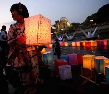Conmemoran en Hiroshima los 70 años del primer bombardeo