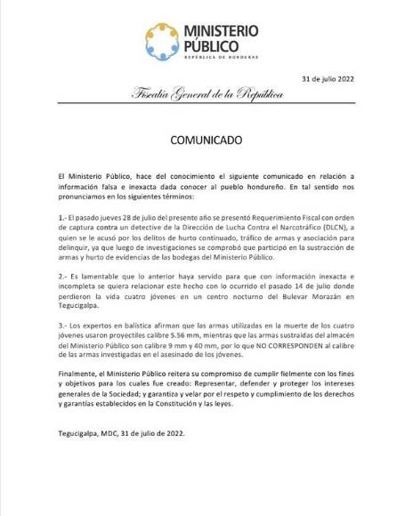 Confusión con detenidos y descarte de armas: Los traspiés en investigación de masacre donde murió hijo del expresidente “Pepe” Lobo