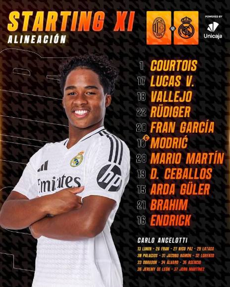 La alineación de Real Madrid para enfrentar al Barcelona en amistoso: ¡Tridente de lujo!