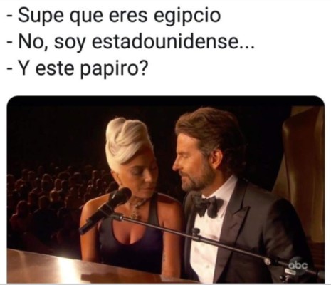 Miradas entre Lady Gaga y Bradley Cooper en los premios Oscar desatan divertidos memes