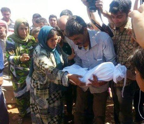 Entierran a los niños migrantes ahogados