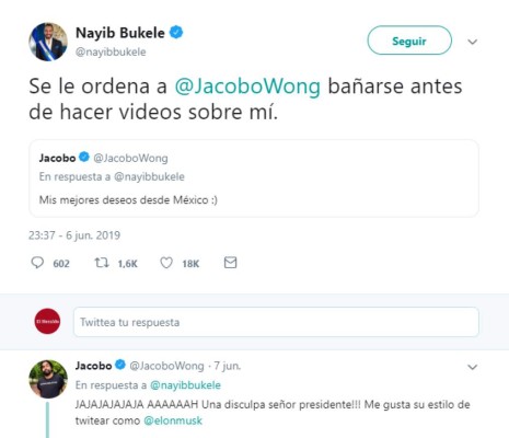 Despidos, reclamos y órdenes: los tuits más controversiales de Nayib Bukele, presidente de El Salvador