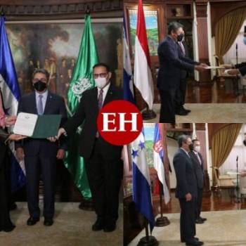 Nuevos embajadores presentaron cartas credenciales ante el presidente Hernández