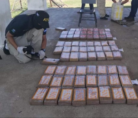 Honduras: Más de 100 kilos de cocaína le incautaron a colombianos en Gracias a Dios&nbsp;&nbsp;