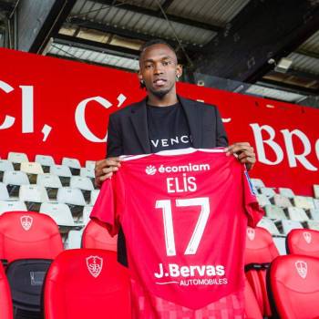 Alberth Elis vuelve a la primera división de Francia, esta vez, defendiendo los colores del Stade Brest, marcha en la décimo sexta posición de la Ligue 1