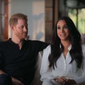 Meghan Markle y el príncipe Harry muestran a sus hijos