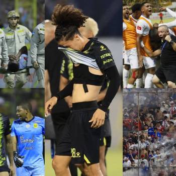 Villano del Real España, jugador sale en camilla, famosos presentes y Olimpia silenció el Morazán