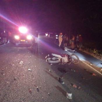 Dos hombres pierden la vida en accidente de motocicleta en Olancho