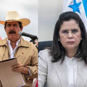 Mel Zelaya reelecto coordinador de Libre; Rixi Moncada asume como subcoordinadora